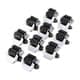 Mopping Brush Broom Holder Hanger, 10 PCS Wall Mounted Mopping Brush Broom Holder Hanger Organizer Storage Kitchen Tools