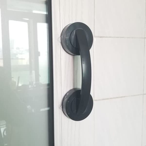 Door and Window Bathroom Sliding Door, Non-Porous Adsorption Handle Multifunction