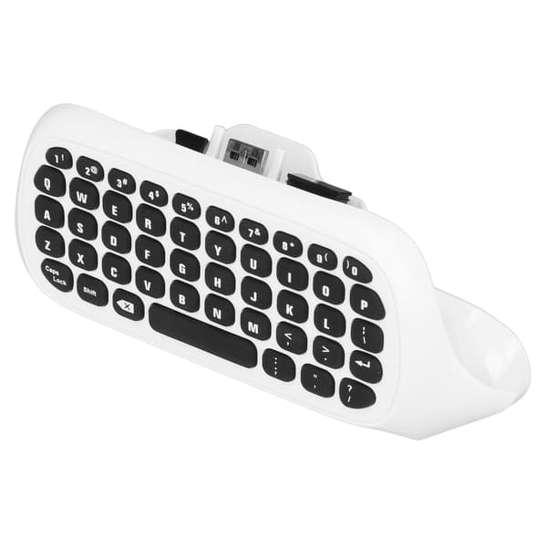 Game Controller Keyboard 2.4Ghz Game Console Keyboard with Audio and Headset Jack for Xbox Series X Series S One S WhiteWhite