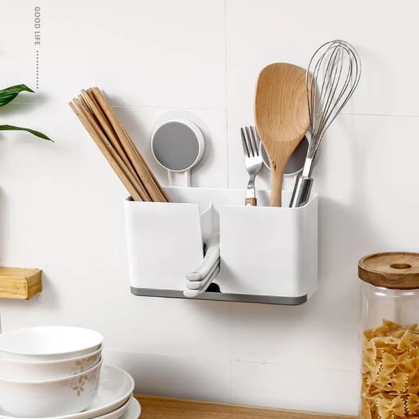 Cutlery Holder Kitchen Dining Room Drip Tray Cutlery Box for Kitchen Utensils Cutlery Organizer Caddy, (Quantity: 2 pieces;)