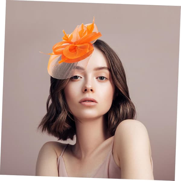 Fascinatorhat Pandebånd og Netdesign til Bryllup, Teselskab og Banket Elegant Brudehårstilbehør