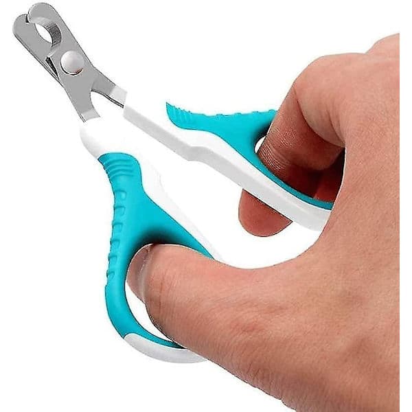 Pet Nail Clippers - Sharp Stainless Steel Angled Blades for Easy Home Use