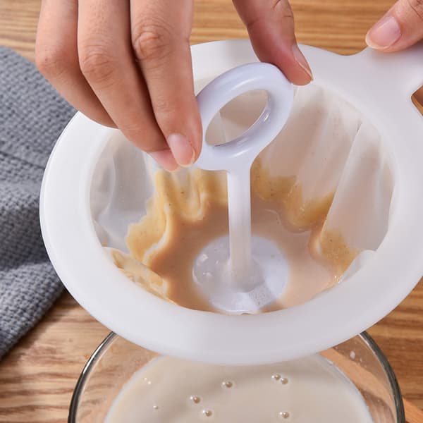 Mesh sil med hängande hål för sojamjölk Kaffe Yoghurt Juice Te Kökstillbehör 100 Mesh