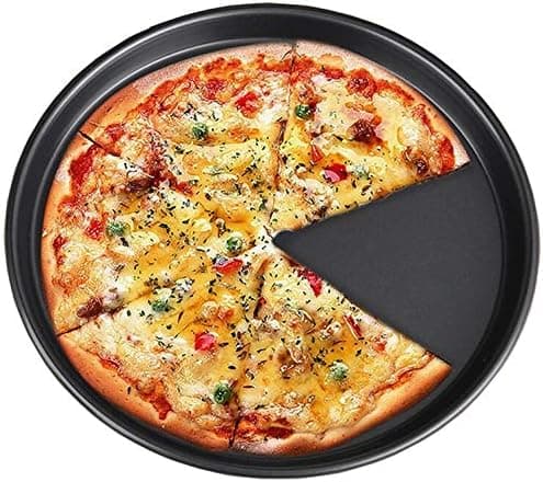 2-pack professionella pizzapannor med premium non-stick-beläggning för djup form (15 cm)