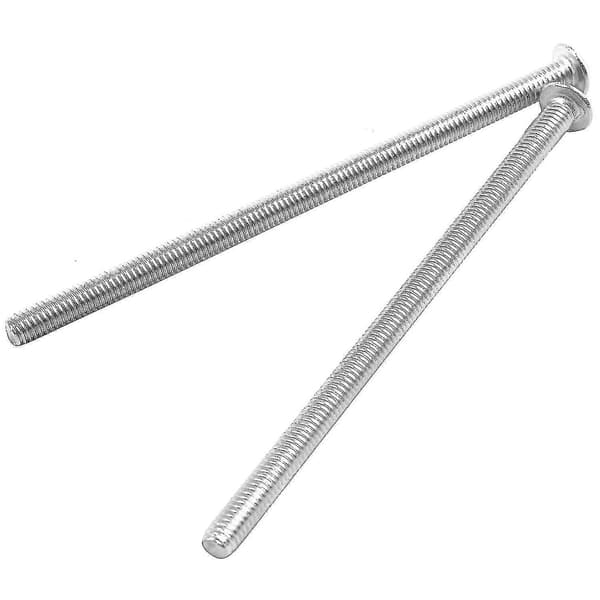 M4 X 80mm Unbrakoskrue med knapphode - rustfritt stål (10-pakning)