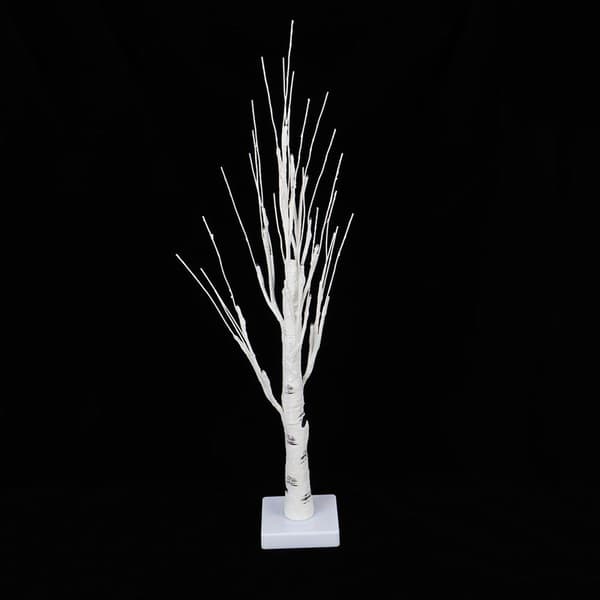 24 LED White Birch Light Tree Decoration Table Lamp KLB