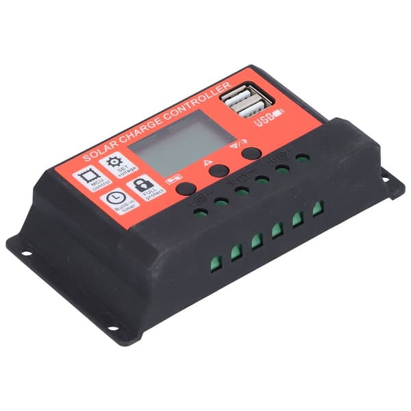 10A 12V/24V PWM LCD Solcellsladdningsregulator KLB