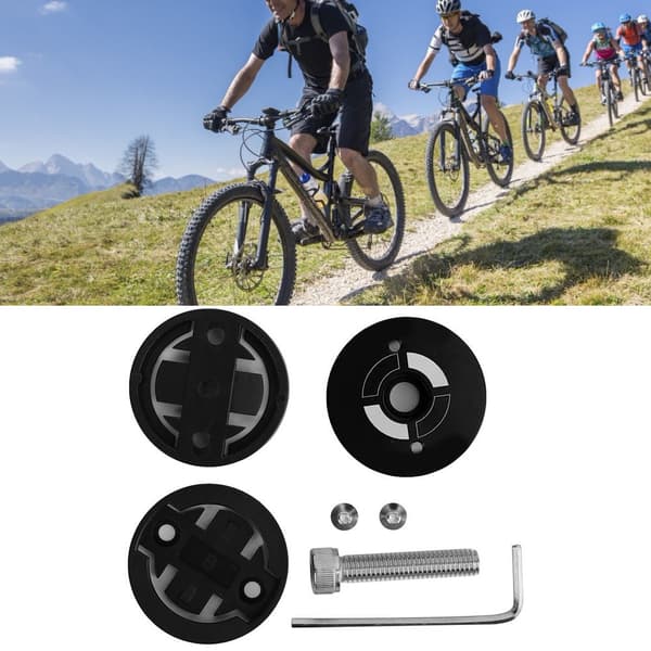 Cykelcomputer monteringsadapter til GARMIN 1000, 820, 810, 800, 520, 510, 500, 200 Tilbehør Sort