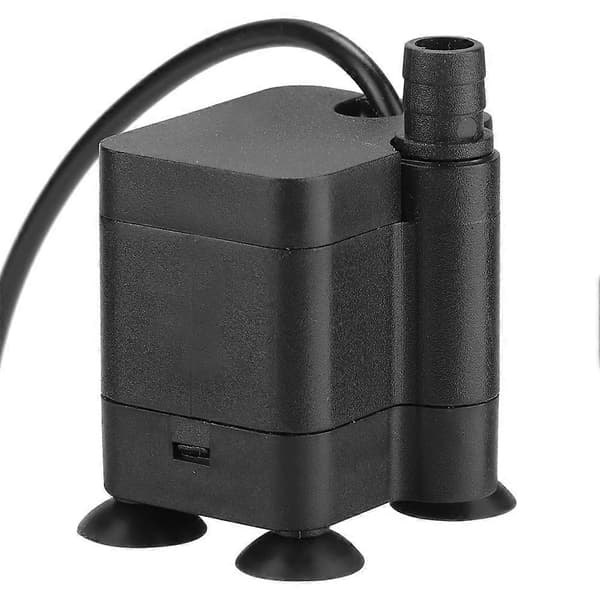 Silent Aquarium Pump, Submersible and Waterproof for Reliable Use, Mini Size with Adjustable Flow Rate Offers Versatility in Aquatic Environments