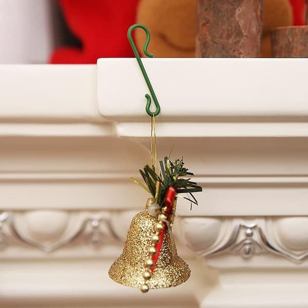 10 st prydnadskrokar Julgranshängare Mini Julgranshängare Jul