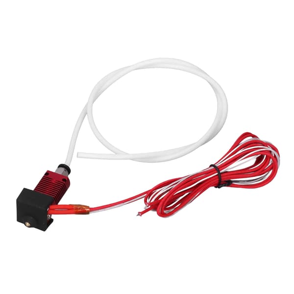 3D-printer Ekstruderhoved Hotend til CR10 DIY Silikonebeskyttelse Aluminium Varmeblok 12V