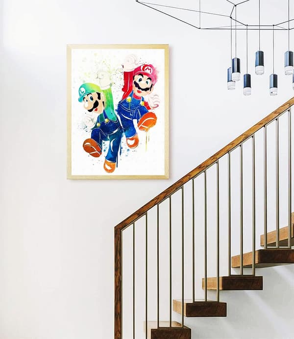 Mario Bros Diamantmaleri Kit til Boligindretning DIY 5D Fuld Diamant