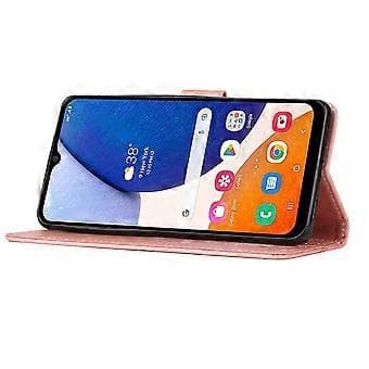 Til Samsung Galaxy S24 FE Etui PU Læder Pung Etui med Rem Style J Style J