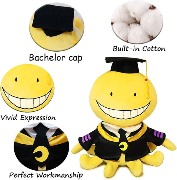 Cartoon Plush Toy Teacher Classroom Character Octopus Plush Doll