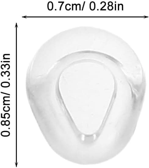 50 stk. bløde silikone næsepuder til briller
