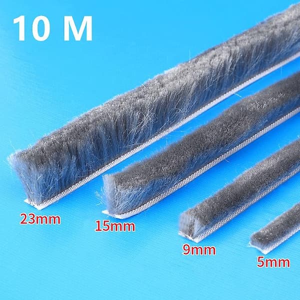 Self-adhesive sealing strip for doors and windows, draft, dust, sound insulation for doors and windows, gray 10M 7 x 6mm 7*6mm gray 7*6mm gray