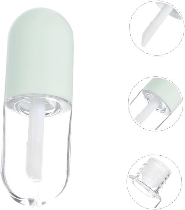 10 stk tomme lipglossbeholdere Leppepomadetuber DIY Lipglosstuber Leppeoljebeholdere