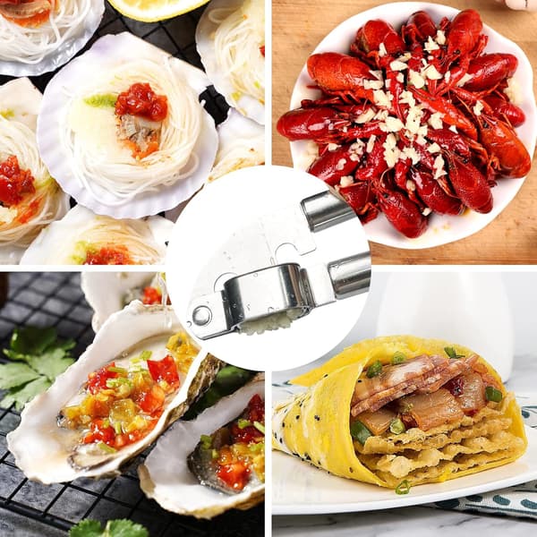 Garlic Press, Stainless Steel Garlic Press, Practical Kitchen Utensils