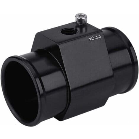 Water Temperature Sensor (40mm) Black, Car Water Temperature Gauge Hose Adapter, Temperature Sensor, Radiator Seal