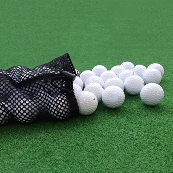 Golfbold Netpose Nylon Opbevaringspose Snøreholder Stor Kapacitet