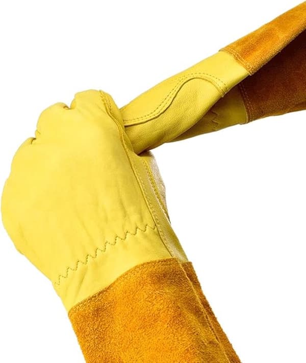 ING 1 par havehandsker - unisex - gul - størrelse M