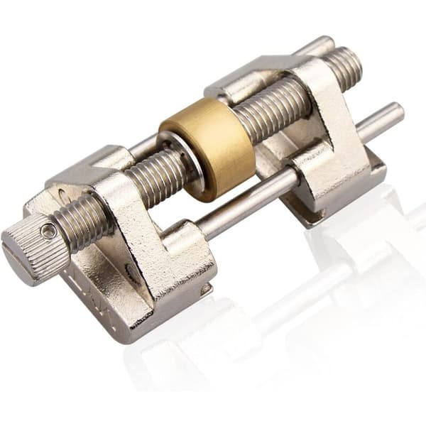 Guide to Stainless Steel Sharpening - Clamping on kohFast Angle T-piece with Brass Roller - Width between 0.8 and 8.2 cm