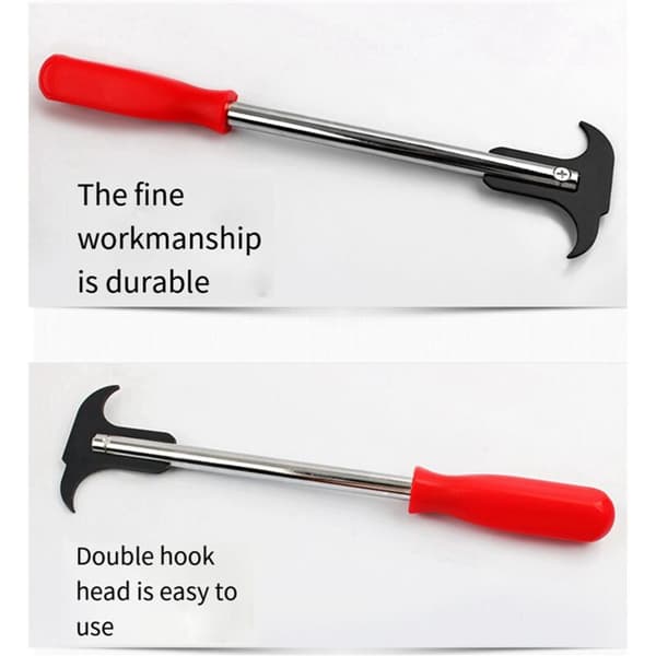 Double-headed Grout Saw Grout Removal Tool Double-headed Grout Screwdriver Grout Saw Wrench Red Handle