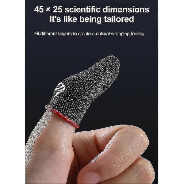 10-pak Spilfingerfiber 28 Strikkede Ærmer Kompatible Med Pubg Mobilspil