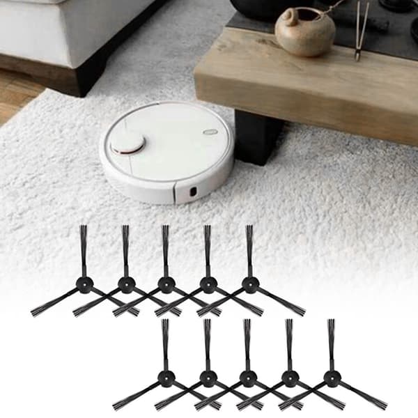 10 stk. Udskiftningssidebørster til ILIFE V3 V3S A4 A4S Pro V5 V5S Pro Robotstøvsuger