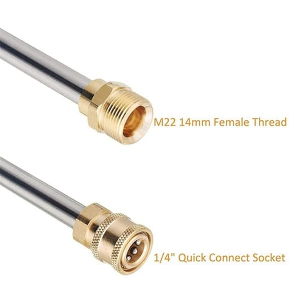 Cleaning Extension, Universal Extension for Cleaners, M22 to 1/4 inch Connection