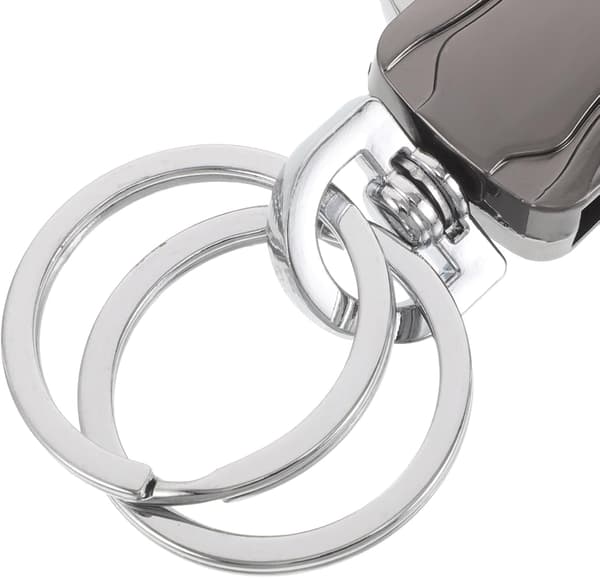3 Pcs Fidget Keychain: Metal Keychain Fidget Spinner - Retro Creative Rotating Finger Pendant Keychain for Bag