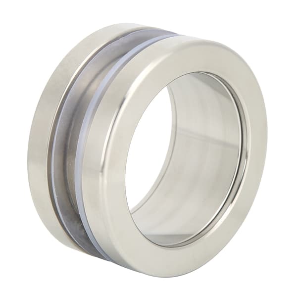 Round Stainless Steel Handle for Bathroom Glass, Embedded Hollow Pull Knob, Sliding Door Handle