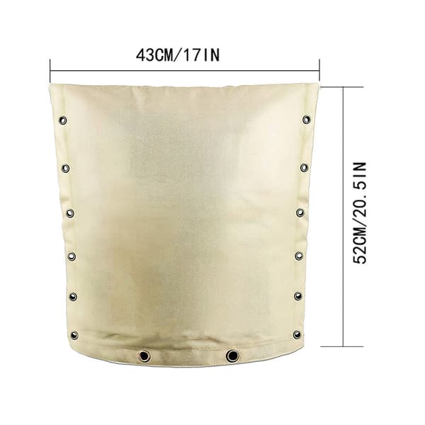 Isoleret pose Backflow isoleringsdæksel - Sand 17 \" x20.5 \" Gratis