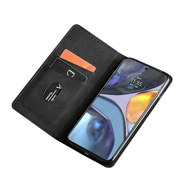 Til Samsung Galaxy A23 5G Læderlook Magnetisk Horisontal Flip Læder Telefoncover