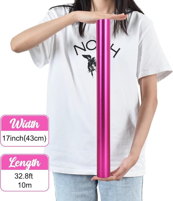 Gavepapir til bryllup, fødselsdag, jul (pink)