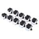 Mopping Brush Broom Holder Hanger, 10 PCS Wall Mounted Mopping Brush Broom Holder Hanger Organizer Storage Kitchen Tools