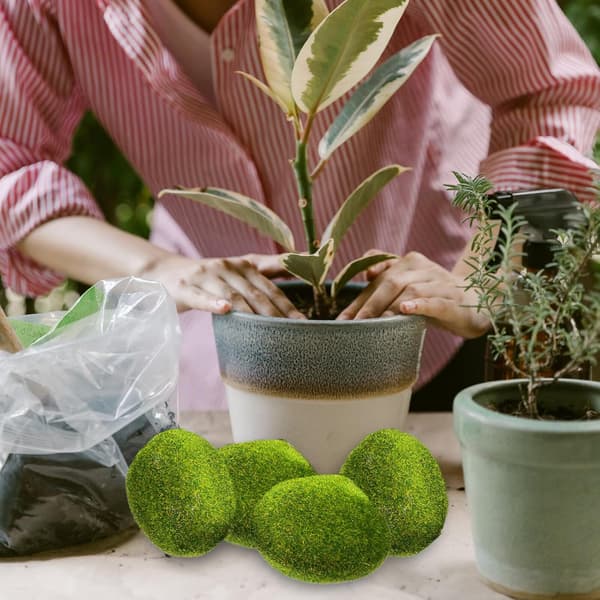 13 stk simulert mose-stein og bonsai-steinmodellinnredning for minihusdekorasjon