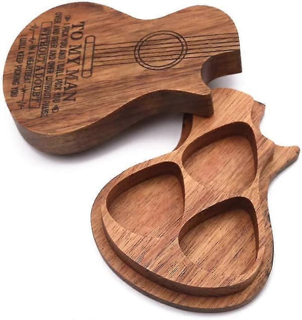 Gitarrtillbehör Träplektrum Träplektrumbox