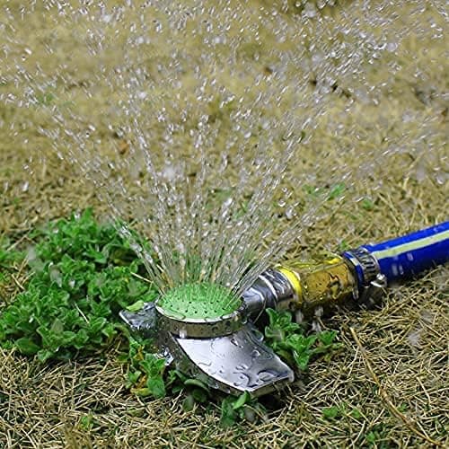Metalsprinkler til haveplæne, grøn, 3 stk. grøn
