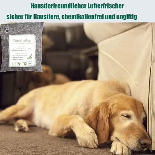 ENVEL Bambuskullpose for luftfrisking, avfukter bil 500G naturlig