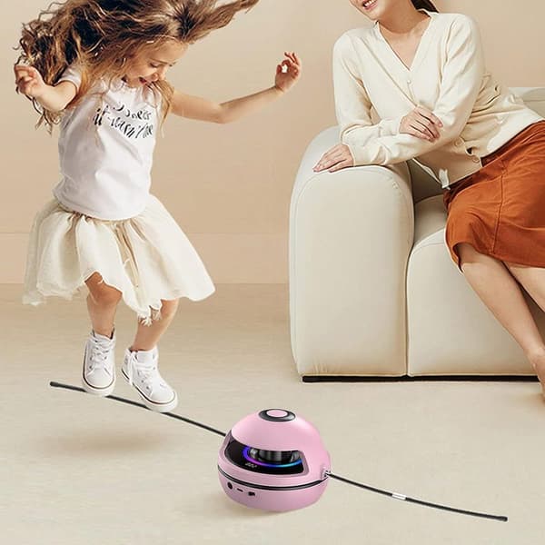 Jump rope with music, lights and adjustable speed