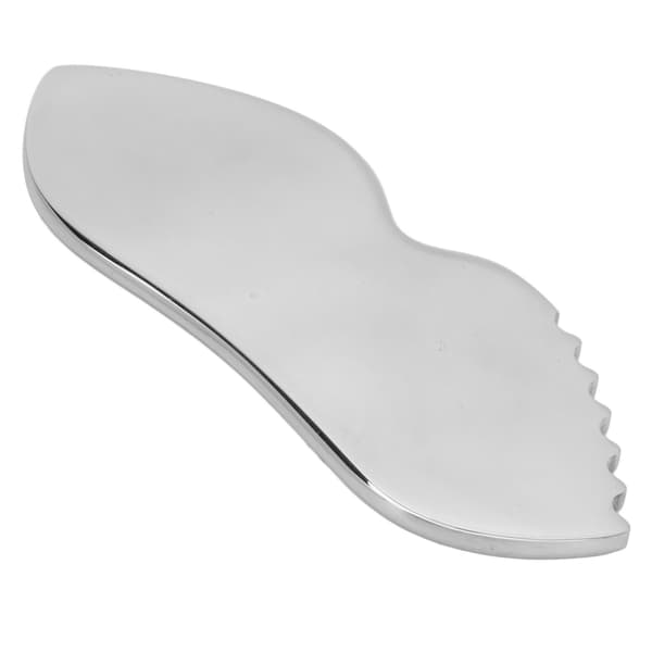 Gua Sha Massagebræt Kamkant 304 Rustfrit Stål Glattere Overflader Gua Sha Værktøj til Bløddels Smertelindring Kropspleje
