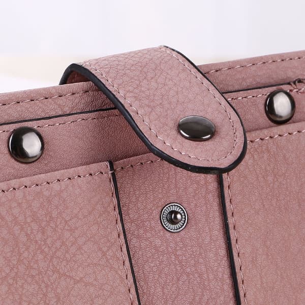 Senaste 2020 Damplånbok Läder Dragkedja Myntväska Clutch Handväska