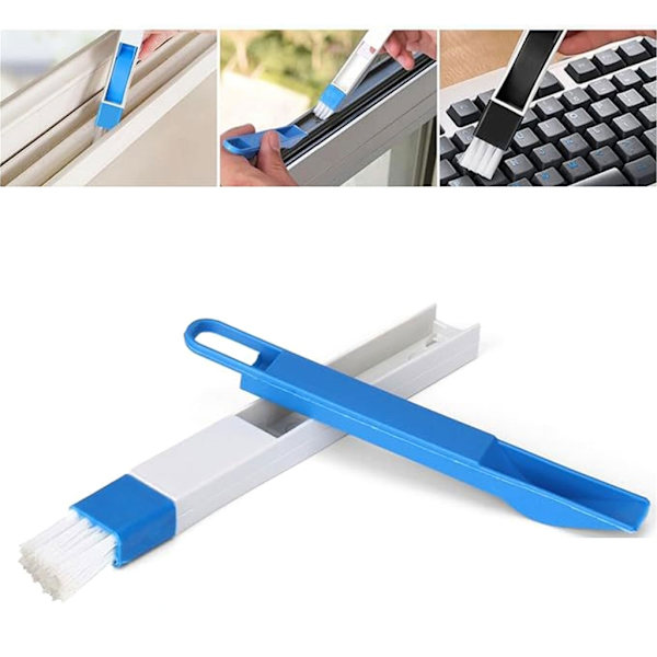 7-piece Window Track Cleaning Brush, Multi-size Brushes, Effective Scrubbing Tool