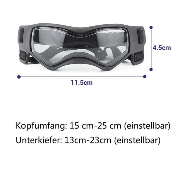 Koiran lasit pienille koirille UV-suoja koiran aurinkolasit säädettävällä