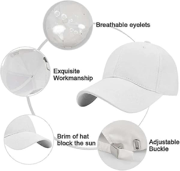 Baseballcaps Herre Dame Sportscaps 6-panel Unisex Baseballcaps Utendørs Retro Hatt