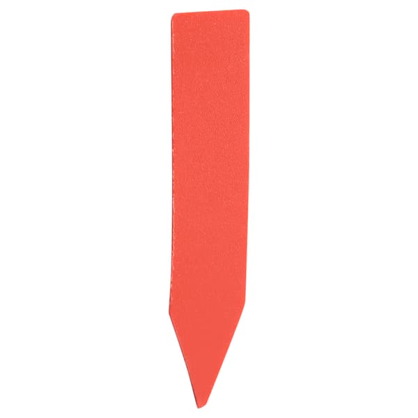 100 Pcs Plastic Flower Plant Name Garden Marker Label (Red)