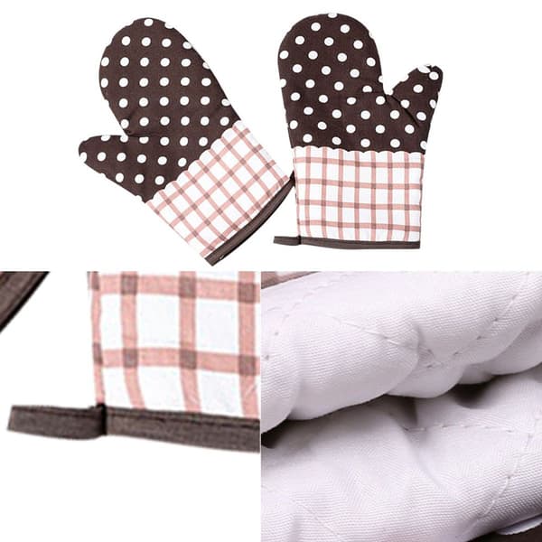 Oven Mitts and Pot Holders, 500F Heat Resistant Stove Forms5 KLB