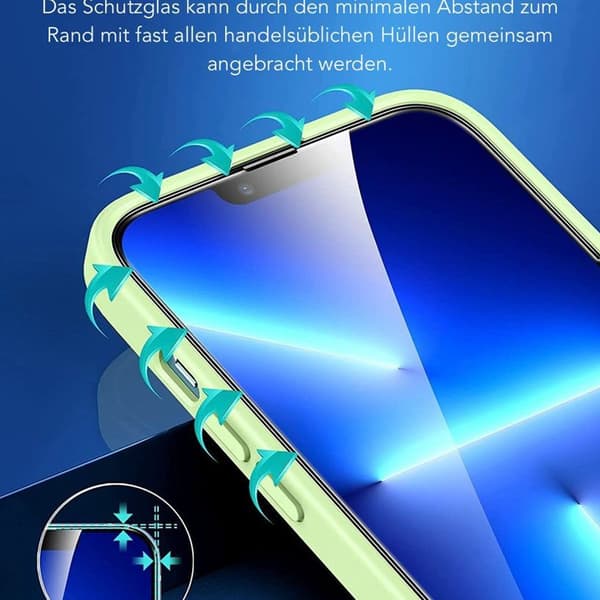 2-pack sekretesskydd för iPhone 13 Pro Max skyddsglas anti spion härdat film