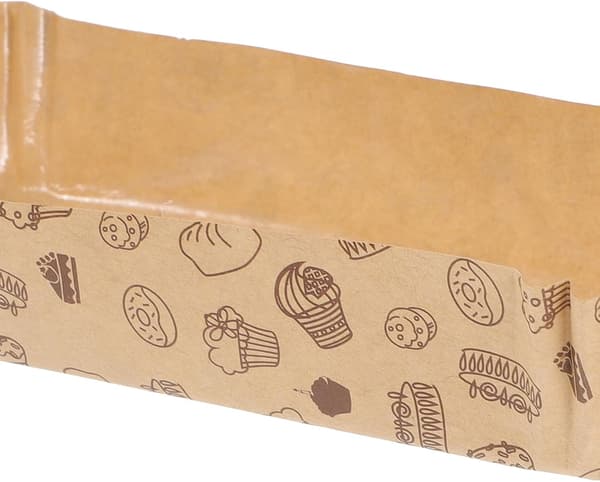 100 stk dekorative bådformede bageforme, non-stick, fedtsikre papirforme til kager